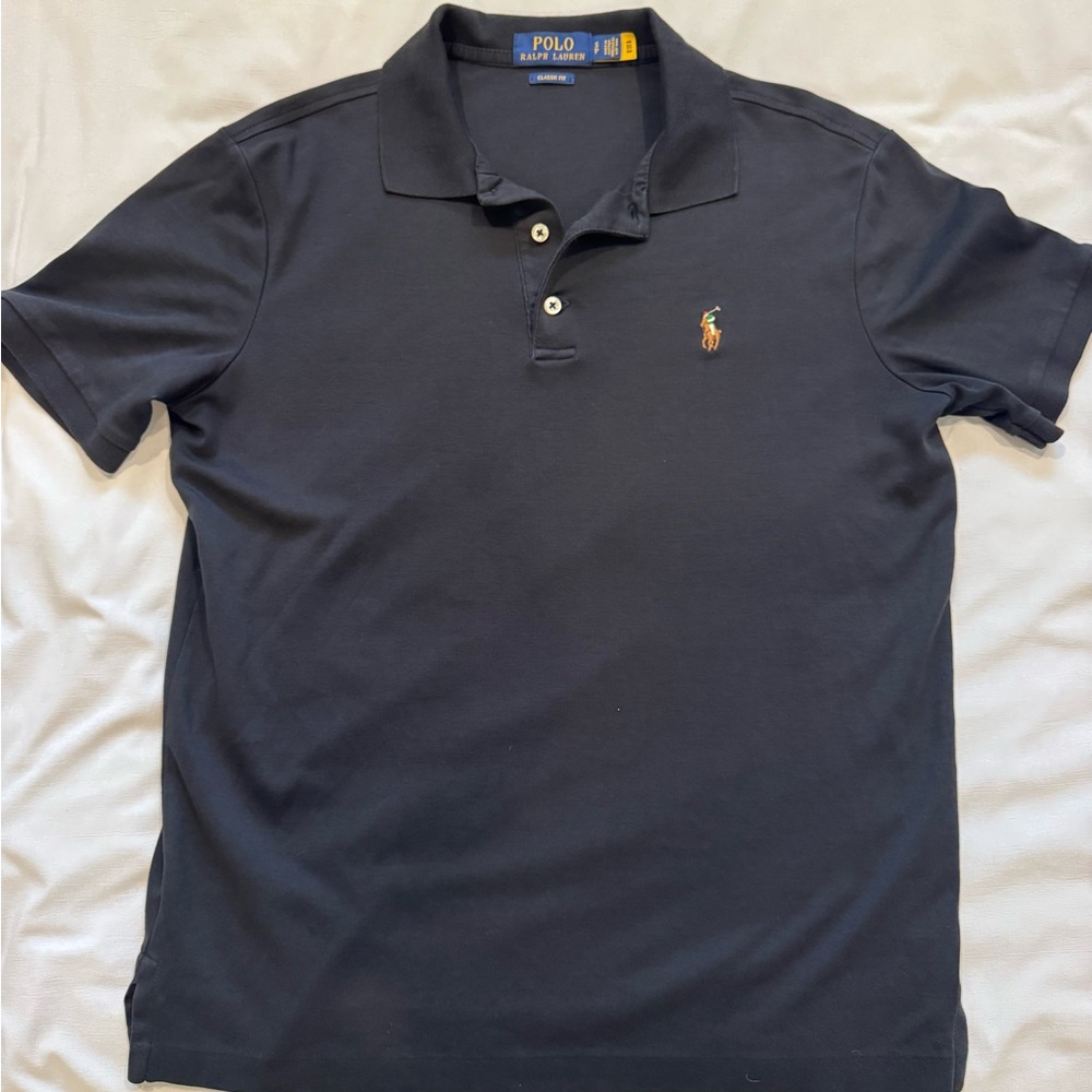 Ralph Lauren Men's Black Polo Shirt